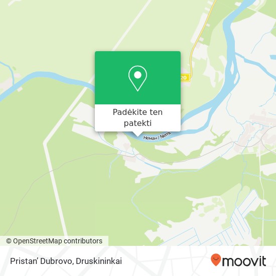 Pristan’ Dubrovo žemėlapis