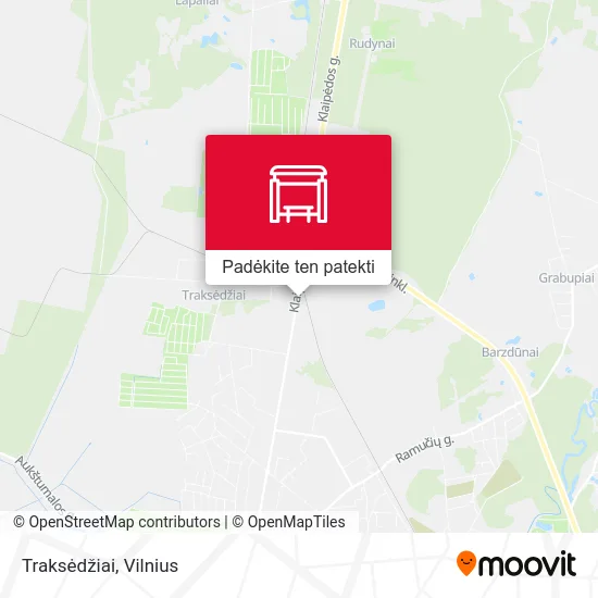 Traksėdžiai žemėlapis