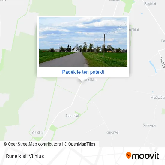 Runeikiai žemėlapis