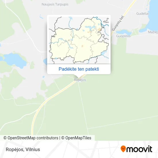 Ropėjos žemėlapis