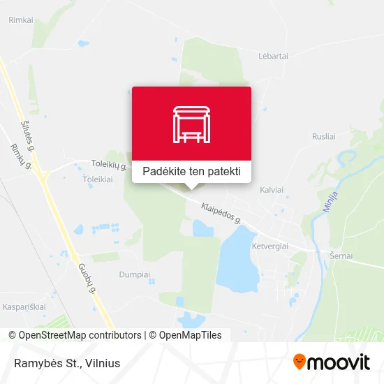 Ramybės St. žemėlapis