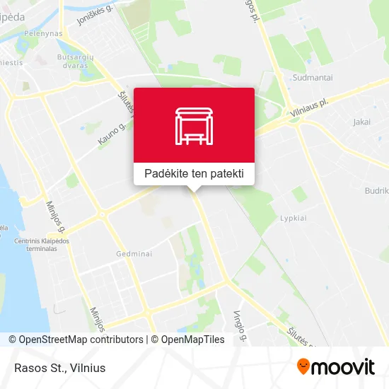 Rasos St. žemėlapis