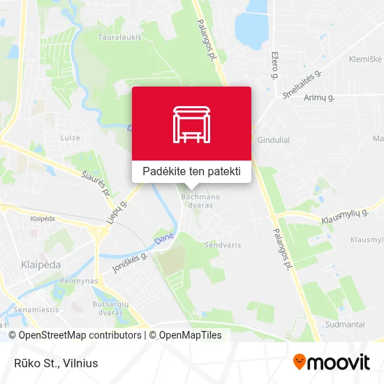 Rūko St. žemėlapis