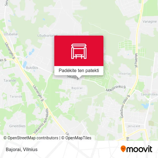 Bajorai žemėlapis
