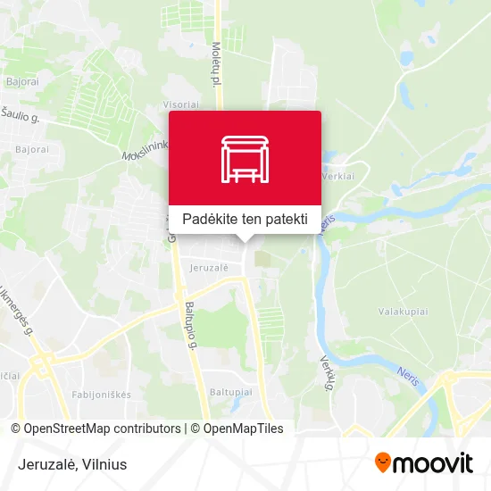 Jeruzalė žemėlapis