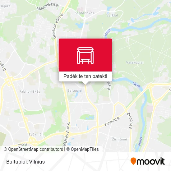 Baltupiai žemėlapis