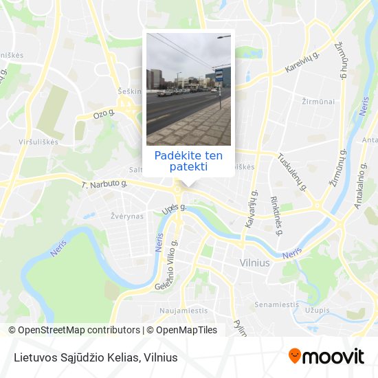 Lietuvos Sąjūdžio Kelias žemėlapis
