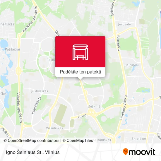 Igno Šeiniaus St. žemėlapis