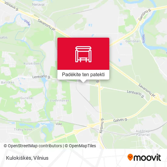 Kulokiškės žemėlapis