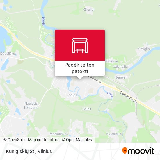 Kunigiškių St. žemėlapis
