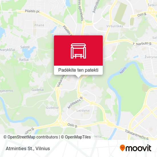 Atminties St. žemėlapis