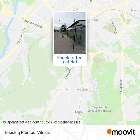 Eišiškių Plentas žemėlapis