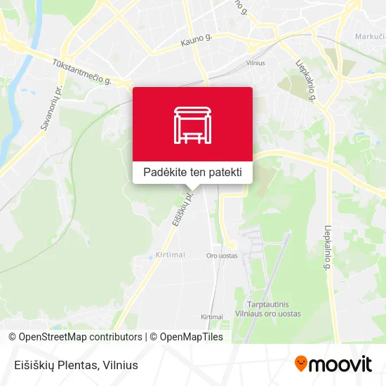 Eišiškių Plentas žemėlapis