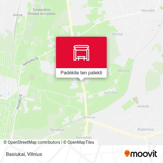 Basiukai žemėlapis