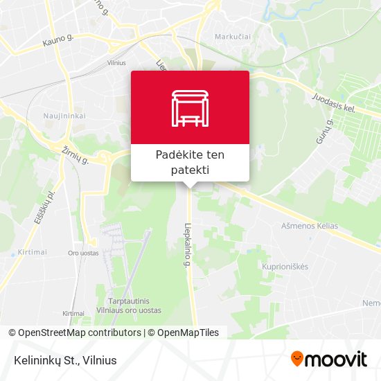 Kelininkų St. žemėlapis