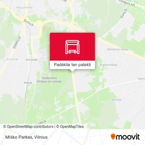 Miško Parkas žemėlapis