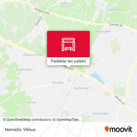 Nemėžis žemėlapis