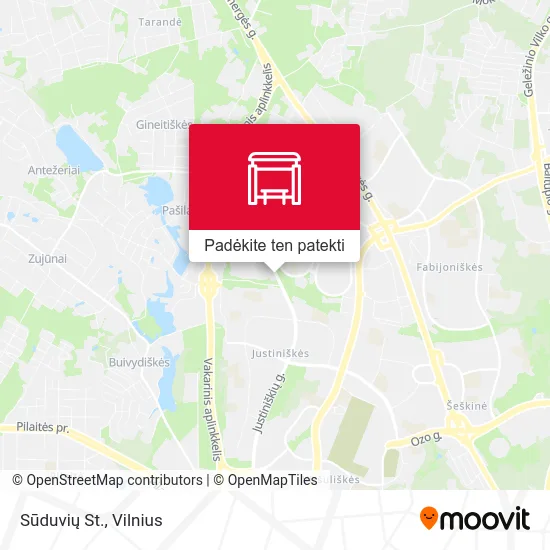 Sūduvių St. žemėlapis