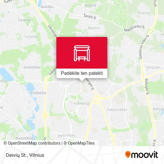 Deivių St. žemėlapis