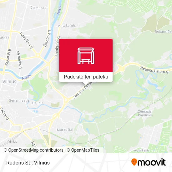 Rudens St. žemėlapis