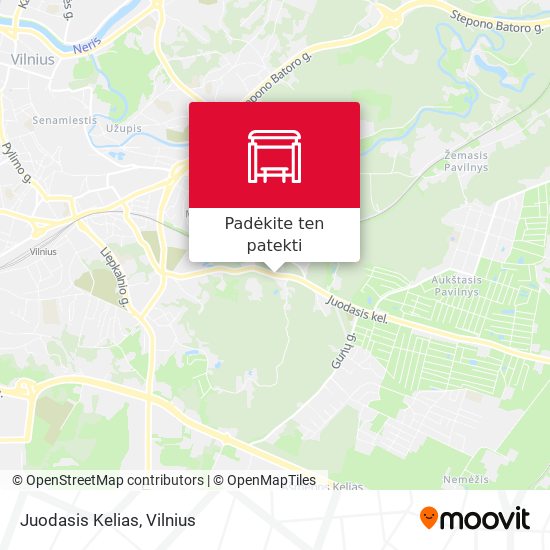 Juodasis Kelias žemėlapis