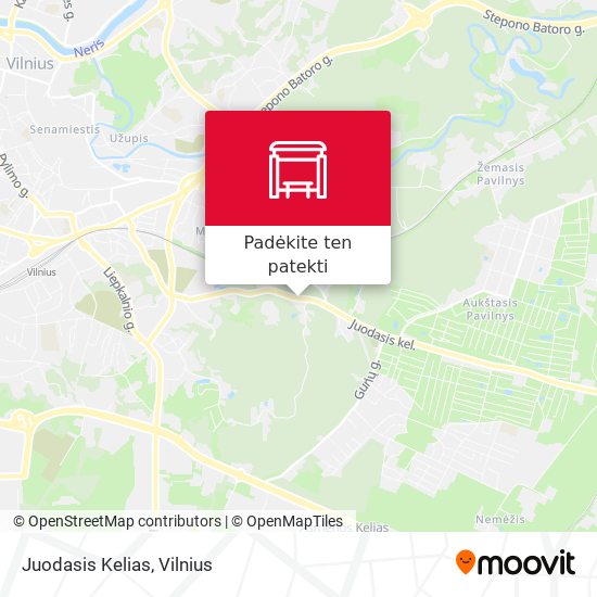 Juodasis Kelias žemėlapis