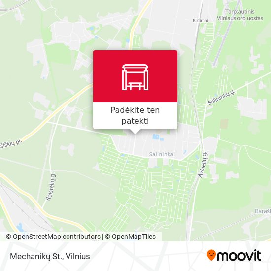 Mechanikų St. žemėlapis