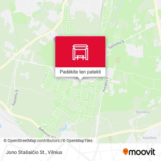 Jono Stašaičio St. žemėlapis
