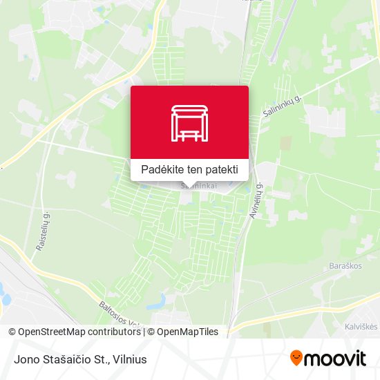 Jono Stašaičio St. žemėlapis