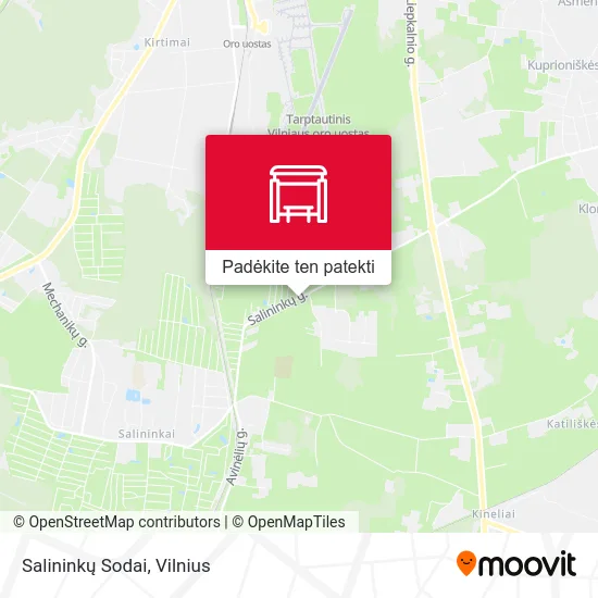 Salininkų Sodai žemėlapis