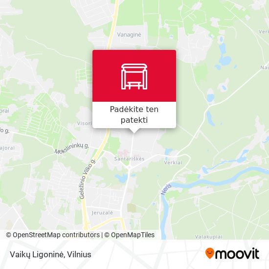 Vaikų Ligoninė žemėlapis