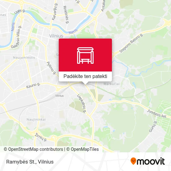 Ramybės St. žemėlapis