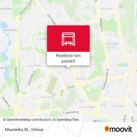 Musninkų St. žemėlapis