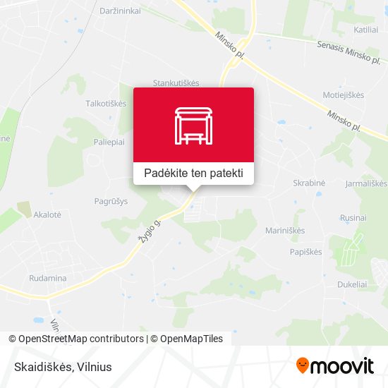 Skaidiškės žemėlapis