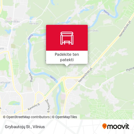 Grybautojų St. žemėlapis