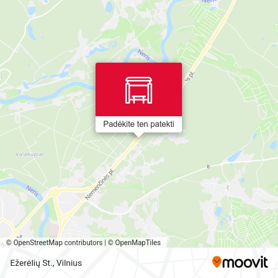 Ežerėlių St. žemėlapis