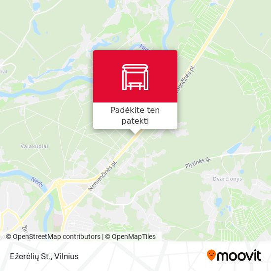 Ežerėlių St. žemėlapis