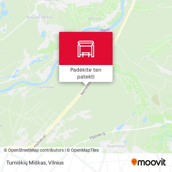 Turniškių Miškas žemėlapis