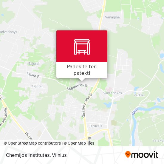 Chemijos Institutas žemėlapis