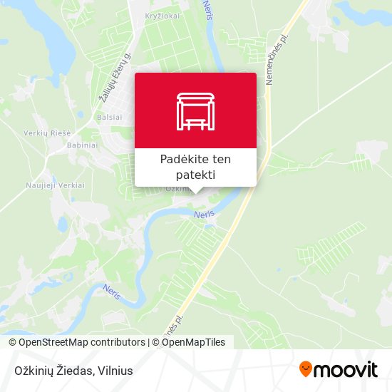 Ožkinių Žiedas žemėlapis