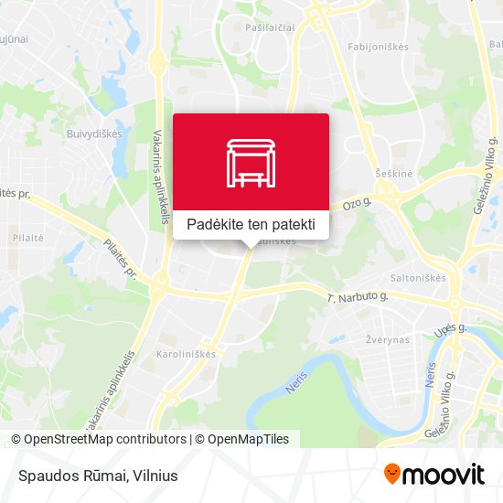 Spaudos Rūmai žemėlapis