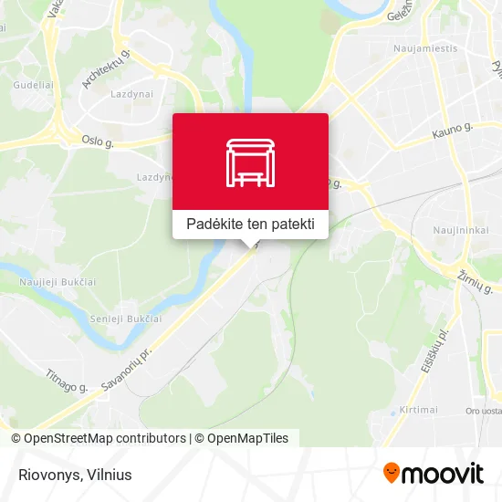 Riovonys žemėlapis