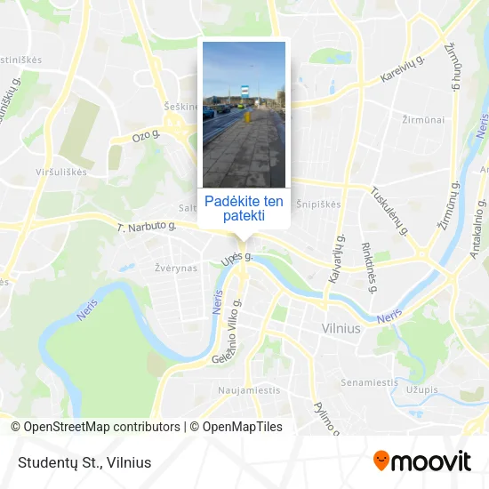 Studentų St. žemėlapis