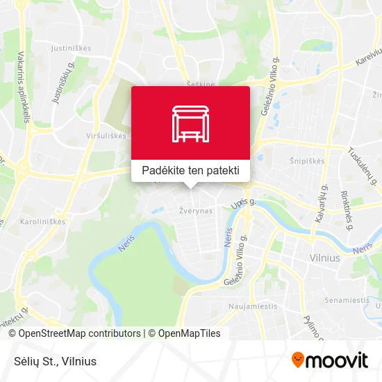 Sėlių St. žemėlapis