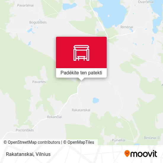 Rakatanskai žemėlapis