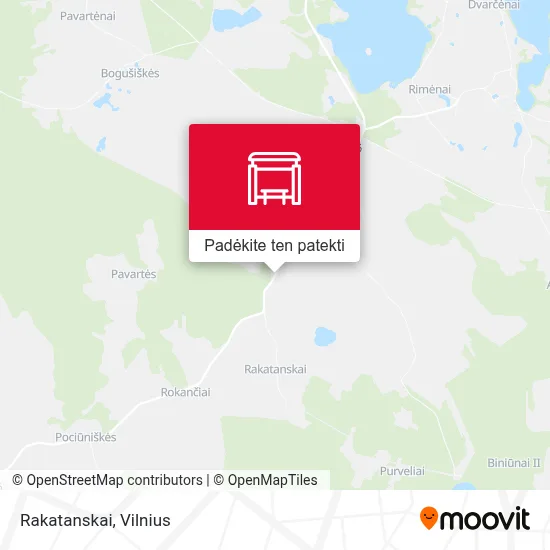 Rakatanskai žemėlapis