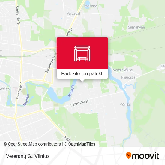 Veteranų G. žemėlapis