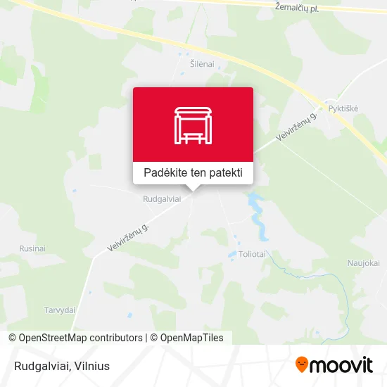 Rudgalviai žemėlapis