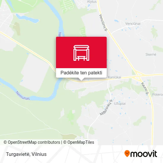 Turgavietė žemėlapis