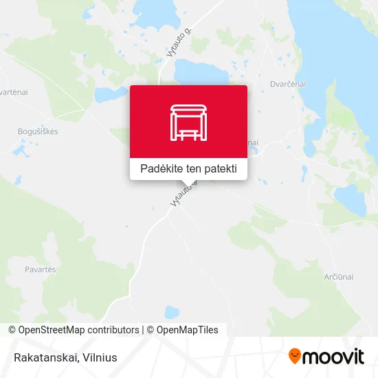 Rakatanskai žemėlapis